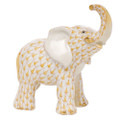 Herend Young elephant Fishnet Butterscotch 3.5 x 3.75 in SVHJ--05272-0-00