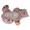 Herend Bear Cub Fishnet Raspberry 2.25 x 1.25 in SVHP--15933-0-00