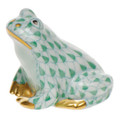 Herend Miniature Frog Fishnet Green 1.5 in SVHV--15975-0-00