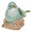Herend Little Bird Fishnet Green 3 x 2.25 in SVHV--15228-0-00