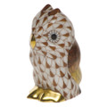 Herend Miniature Owl Fishnet Brown 1.75 in VHBR2-05102-0-00