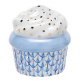 Herend Cupcake Fishnet Blue 1.25 x 1.5 in SVHB--15753-0-00