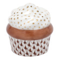 Herend Cupcake Fishnet Brown 2.25 x 2.5 in SVHBR215753-0-00