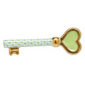 Herend Key to my Heart Fishnet Key Lime 3.5 x 1.25 in SVHV1-08560-0-00