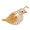 Herend California Quail Fishnet Butterscotch 3.5 x 2.5 in SVHJ--05519-0-00