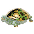Herend Turtle Fishnet Key Lime 4 x 1.5 in VHV1--15302-0-00