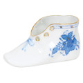 Herend Baby Shoe Chinese Bouquet Blue 4.5 x 2.75 in AB----07570-0-00
