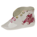 Herend Baby Shoe Chinese Bouquet Raspberry 4.5 x 2.75 in AP----07570-0-00
