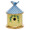 Herend Bird House Box Fishnet Blue 3 x 4 in VHB---06066-0-05
