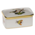 Herend Rectangular Box Rothschild Bird 3 x 2 in RO----07896-0-00
