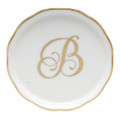 Herend Coaster with Monogram -B- 4 in LINOR600341-0-B