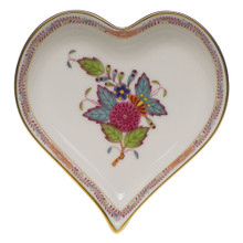 Herend Small Heart Tray Printemps 4x4 in AF----07703-0-00