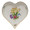 Herend Small Heart Tray Tulip Bouquet 4x4 in BT----07703-0-00