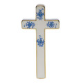 Herend Cross Chinese Bouquet Blue 4.75x2.25 in AB----07841-0-00