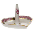 Herend Ring Holder Chinese Bouquet Raspberry 4x2.5 in AP----07703-0-91