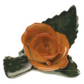 Herend Rose on Leaf Rust 3x2 in C-R---08983-0-00
