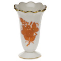 Herend Scalloped Bud Vase Chinese Bouquet Rust 2.5 in AOG---07192-0-00