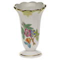 Herend Scalloped Bud Vase Queen Victoria 2.5 in VBA---07192-0-00