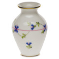 Herend Small Bud Vase with Lip Blue Garland 2.5 in PBG---07190-0-00