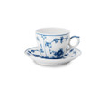 Royal Copenhagen Blue Fluted Plain Espresso Cup & Saucer 3.25 oz 1017172