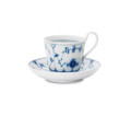 Royal Copenhagen Blue Fluted Plain High Handle Cup & Saucer 8.5 oz 1017176