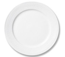 Royal Copenhagen White Fluted Dinner Plate 10.75 in 1017404