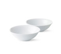 Royal Copenhagen White Fluted Cereal Bowl Set of Two 11.75 oz 1017378