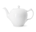 Royal Copenhagen White Fluted Half Lace Tea Pot 1qt 1017279