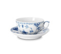 Royal Copenhagen Blue Fluted Half Lace Tea Cup & Saucer 6.75 oz 1017206