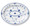 Royal Copenhagen Blue Fluted Half Lace Oval Platter Large 14.25 in 1017212