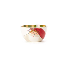 Vietri Old St. Nick Cereal Bowl Striped Hat 5.5 in. OSN-78051D