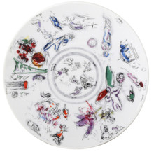 Bernardaud Marc Chagall "Ceiling of the Garnier  Opera" Coupe Salad Plate 8.3 in No.3 (1963)