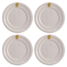 Juliska Acanthus Gold Cocktail Plates Set of Four 7.5 in KJ53SET/14