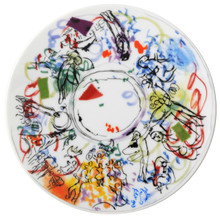 Bernardaud Marc Chagall "Ceiling of the Garnier  Opera" Coupe Salad Plate 8.3 in No.5 (1963)