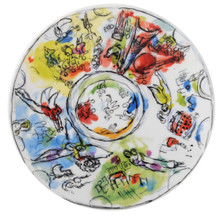 Bernardaud Marc Chagall "Ceiling of the Garnier Opera" Coupe Salad Plate 8.3 in  No.1 (1963)