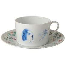 Bernardaud Marc Chagall "Offering" Cup & Saucer Set of Two