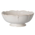 Berry & Thread Whitewash Footed Fruit Bowl 11 in 3.25 qt JA95/W