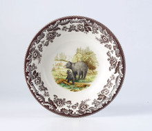 Spode Woodland Black Bear Ascot Cereal Bowl 8 in. 1884979