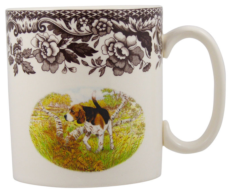 Spode Woodland Beagle Mug 9 oz. 1403880 Nehas China & Crystal