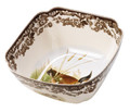 Spode Woodland Quail/Lapwing Square Bowl 9.5 in. 1852121