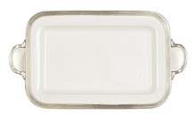 Arte Italica Tuscan Large Rectangular Tray with Handles 20.75x12 in. P5119