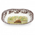 Spode Woodland Moose Open Vegetable Dish 9.5 in. 1535596