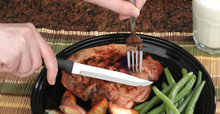 Rada Cutlery Steak Utility Knife, Blade 4.8 in., Overall 8.6 in. R104