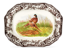 Spode Woodland Pheasant Octagonal Platter 19 in. 1505162