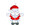 Swarovski 2017 Santa Claus Ornament 1.8x1.6x1 in 5286070