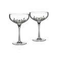 Waterford Lismore Essence Champagne Saucer, Pair 143785