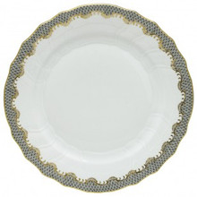 Herend Fish Scale Gray Dinner Plate 10.5 in A-EGH01524-0-00