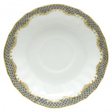 Herend Fish Scale Gray Canton Saucer 5.5 in A-EGH01726-1-00