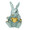 Herend Sweetheart Bunny Fishnet Green 1.25x2.25 in SVHV--16022-0-00