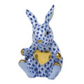 Herend Sweetheart Bunny Fishnet Sapphire1.25x2.25 in SVHB3-16022-0-00